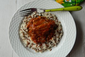 Miel in sos de rosii cu usturoi