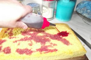 Desert prajitura cu crema de biscuiti si lapte condensat