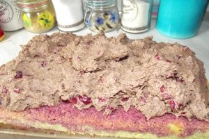 Desert prajitura cu crema de biscuiti si lapte condensat