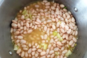 Piept de pui cu rosii uscate la soare si orez libanez cu fasole alba si branza Feta