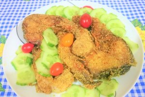 Crap crocant-picant  cu garam marsala