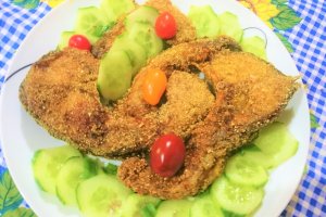 Crap crocant-picant  cu garam marsala