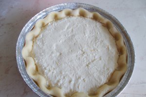 Desert tarta cu branza dulce si vișine