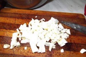 Aperitiv omleta cu crutoane