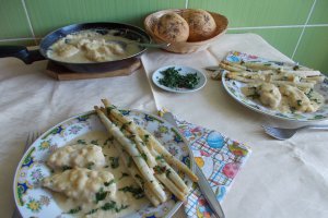 Piept de pui cu sos de smantana si muștar