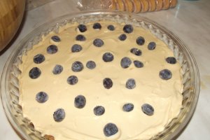 Desert prajitura cu caramel si krant de migdale