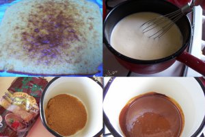Desert prajitura cu crema caramel