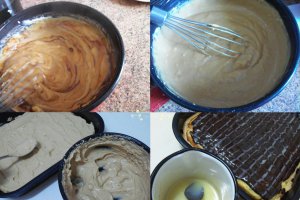 Desert prajitura cu crema caramel