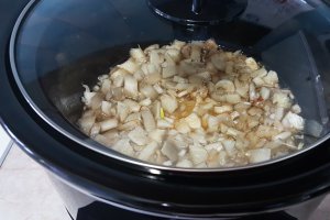 Tocanita de pleurotus la slow cooker Crock-Pot