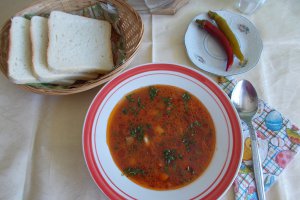 Ciorba de fasole boabe