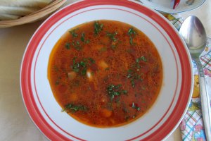 Ciorba de fasole boabe