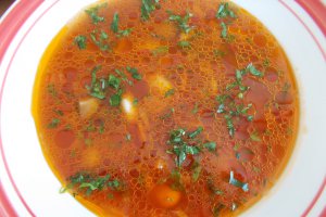 Ciorba de fasole boabe