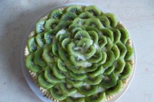 Desert tarta cu crema de lamaie si kiwi -reteta nr. 300