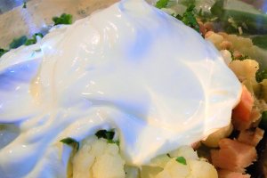 Salata de conopida cu smantana
