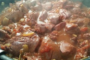 Ficat de pasare confiat cu quinoa