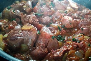 Ficat de pasare confiat cu quinoa