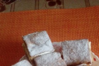 Prajitura cu zahar ars si crema de mascarpone