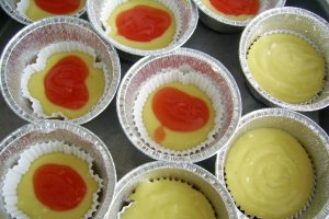 Briose cu jeleu de visine