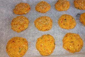Chiftele din legume la cuptor