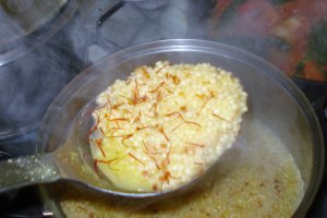Cus-cus cu sofran, curry si piept de pui