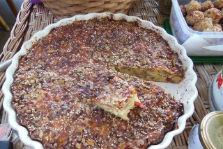 Tarta cu pleurotus si legume