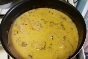 Carne de porc cu ciuperci