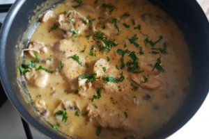 Carne de porc cu ciuperci