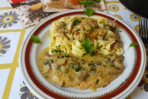 Carne de porc cu ciuperci