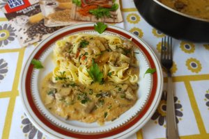 Carne de porc cu ciuperci