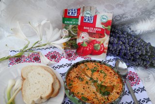 Ciorba de pui cu dovlecei