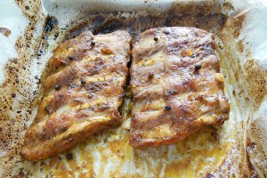 Coaste de porc la cuptor