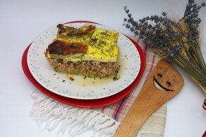 Musaca de dovlecei cu carne de porc