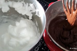 Desert prajitura cu iaurt, cacao si capsuni