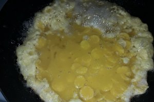 Aperitiv omleta cu fulgi de porumb