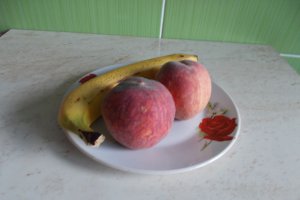 Milkshake de piersici si banane