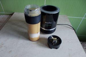 Milkshake de piersici si banane