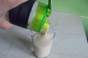 Milkshake de piersici si banane