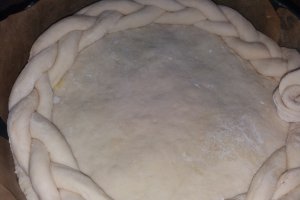 Paine cu telemea, marar si ierburi italiene