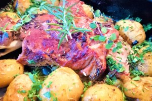  Pulpa  de miel cu oregano si cartofi -1200