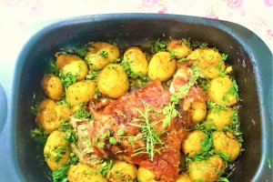 Pulpa  de miel cu oregano si cartofi -1200