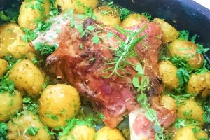 Pulpa  de miel cu oregano si cartofi -1200