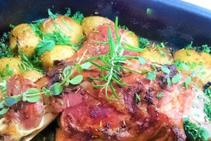  Pulpa  de miel cu oregano si cartofi -1200