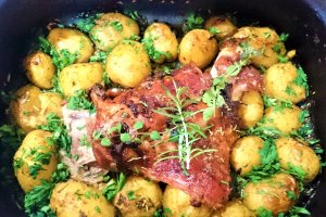  Pulpa  de miel cu oregano si cartofi -1200