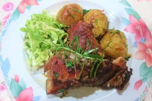  Pulpa  de miel cu oregano si cartofi -1200