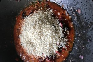 Caracatita cu orez in stil portughez