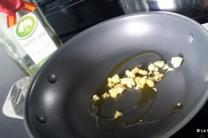 Peste alb si creveti cu sos soia