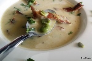 Supa crema de fasole proaspata fava