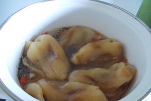 Tocanita de ardei copti, cu smantana si mamaliguta