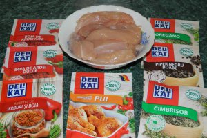 Piept de pui marinat la gratar