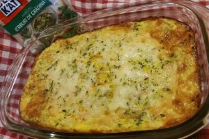 Budinca de dovlecei cu ierburi de gradina